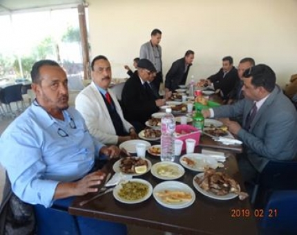 سفير بلادنا بتونس/ باحبيب  يقيم مادوبة غذاء لبعثة نادي الشعلة والوادي  يشكر اهتمام السفارة