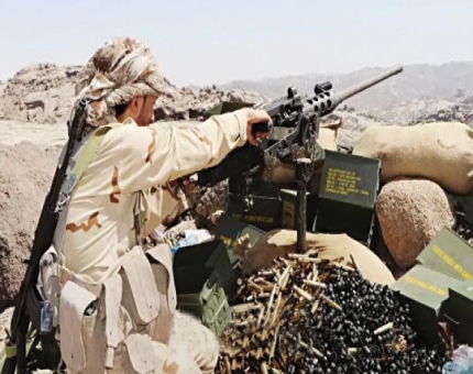 الجيش الوطني ينصب كمين لمليشيا الحوثي شرق باقم