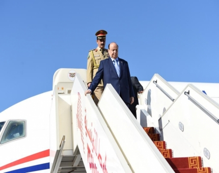 الرئيس هادي يغادر تونس الى الرياض