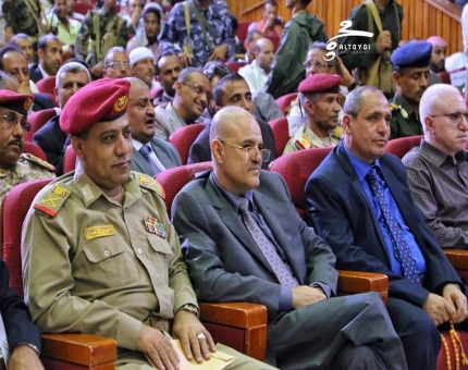 شمسان يدعو إلى توحيد الجهود لاستكمال تحرير تعز من الحوثيين