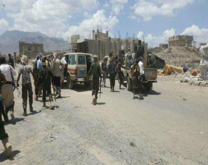 الضالع : قتلى وجرحى من مسلحي مليشيات الحوثي وسط تقدم قوات الجيش والمقاومة غرب قعطبة فجر اليوم الأربعاء