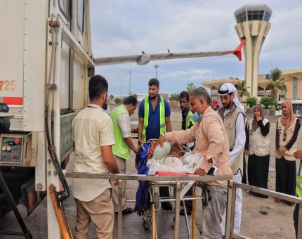 المسؤول الطبي لجبهة الضالع : تم تسفير 40 جريح للعلاج بالخارج