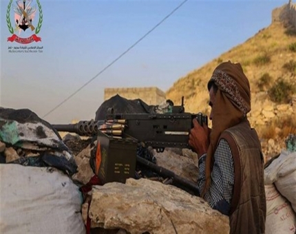 مصرع 3 من عناصر مليشيات الحوثي بنيران الجيش الوطني بتعز