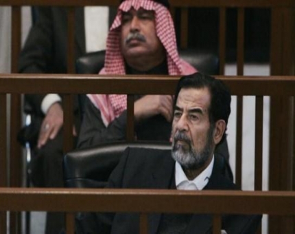 نقل جثمان صدام حسين