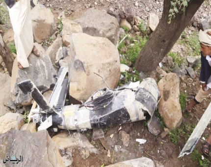 التحالف: طائرة حوثية مفخخة تسقط على مدنيين في عمران