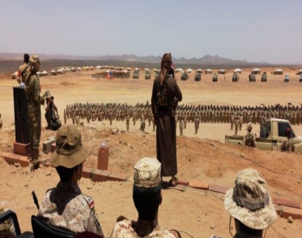 وفد عسكري سعودي يزور الخطوط الامامية لجبهة كتاف بصعدة